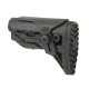 Sleek Buttstock w/ Cheek Rest for M4/M16 - Black [Big Dragon]